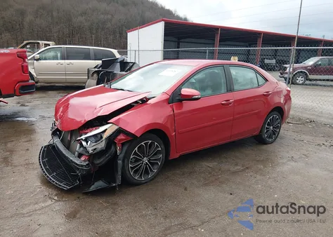 2016 Toyota Corolla S Plus from USA, damaged, VIN 5YFBURHE8GP556039